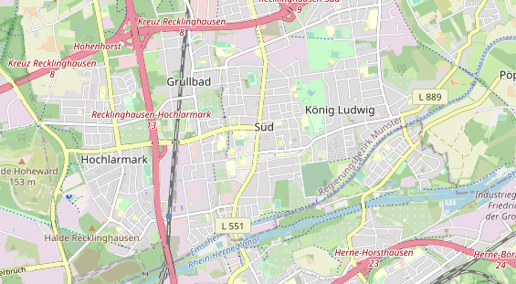 physical therapy on map