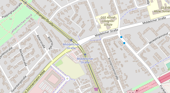 Physiotherapie auf Satellitenbild