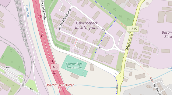 Physiotherapie auf Satellitenbild