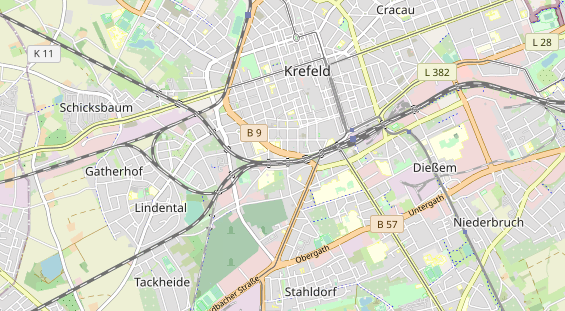 physical therapy on map