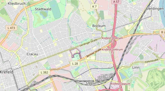 physical therapy on map