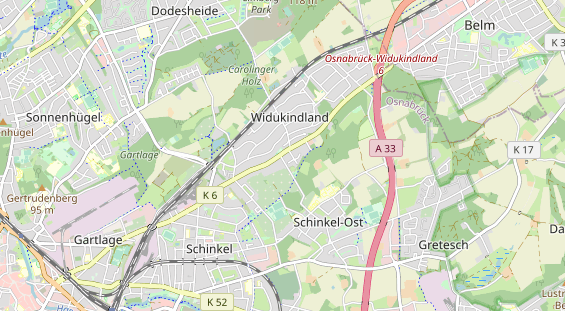 physical therapy on map