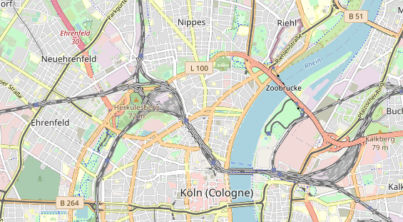 physical therapy on map