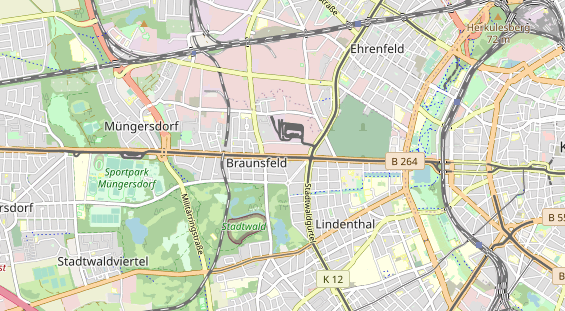 physical therapy on map
