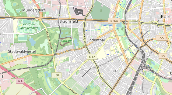 physical therapy on map