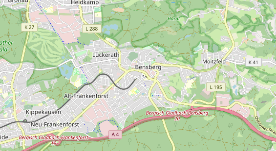 physical therapy on map