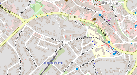 Physiotherapie auf Satellitenbild