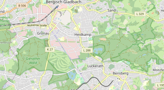 physical therapy on map