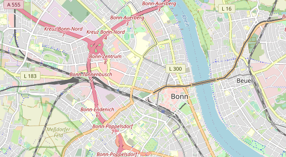 physical therapy on map