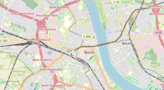 physical therapy on map