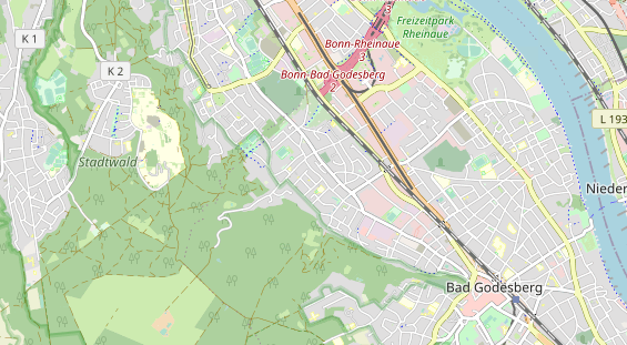 physical therapy on map