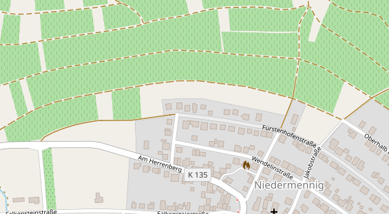 Physiotherapie auf Satellitenbild