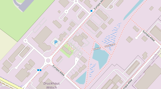 Physiotherapie auf Satellitenbild