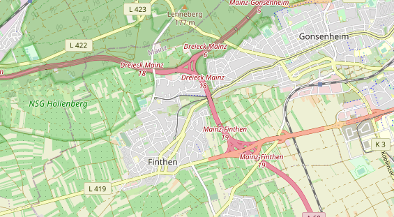 physical therapy on map