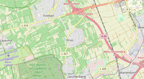 physical therapy on map