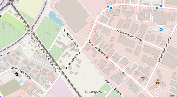 Physiotherapie auf Satellitenbild