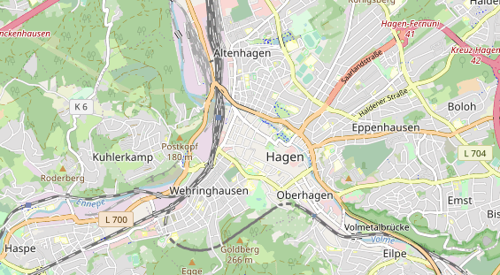 physical therapy on map