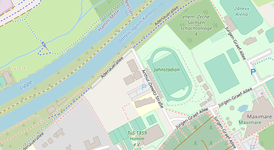 Physiotherapie auf Satellitenbild