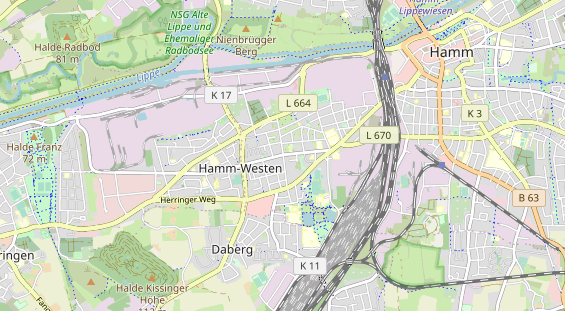 physical therapy on map