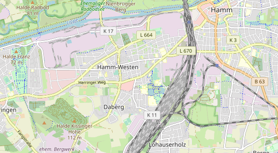 physical therapy on map