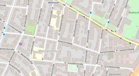 Physiotherapie auf Satellitenbild