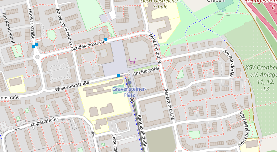 Physiotherapie auf Satellitenbild