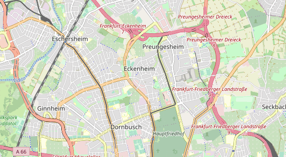 physical therapy on map