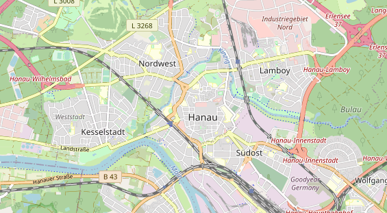 physical therapy on map