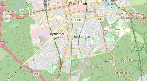 physical therapy on map