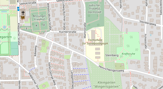 Physiotherapie auf Satellitenbild