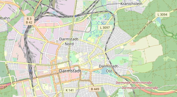 physical therapy on map