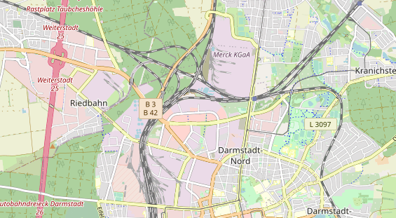 physical therapy on map