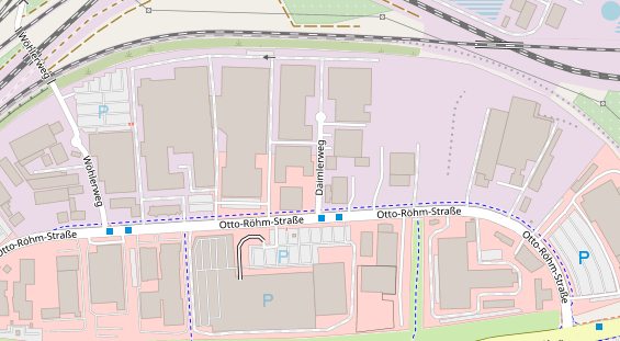 Physiotherapie auf Satellitenbild