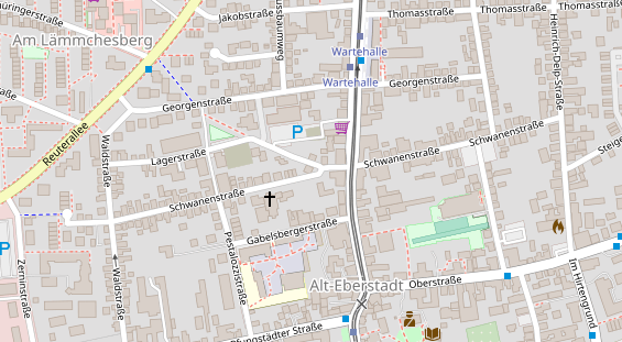 Physiotherapie auf Satellitenbild