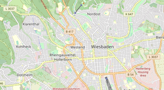 physical therapy on map