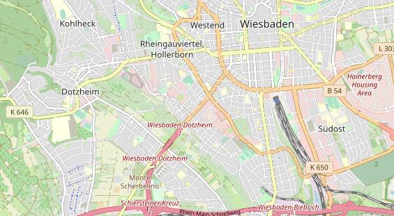 physical therapy on map