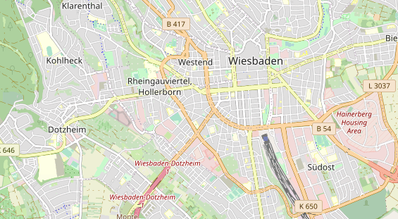 physical therapy on map