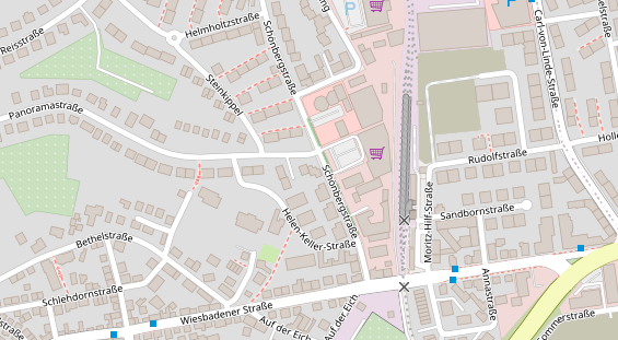 Physiotherapie auf Satellitenbild