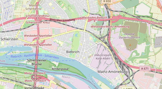 physical therapy on map