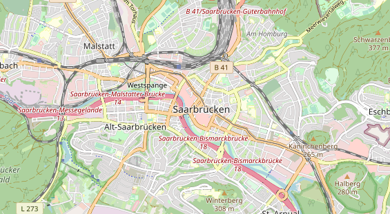 physical therapy on map