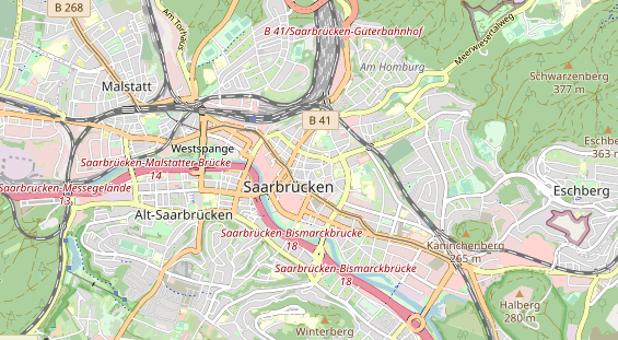 physical therapy on map