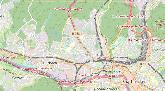 physical therapy on map