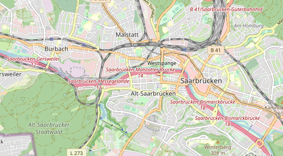 physical therapy on map