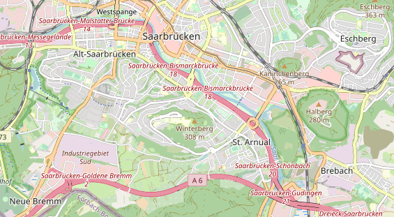 physical therapy on map