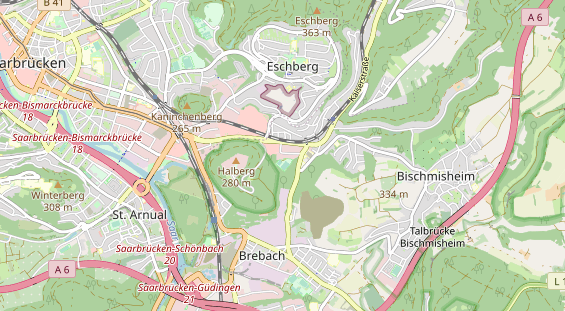 physical therapy on map