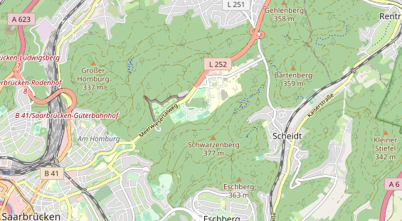 physical therapy on map