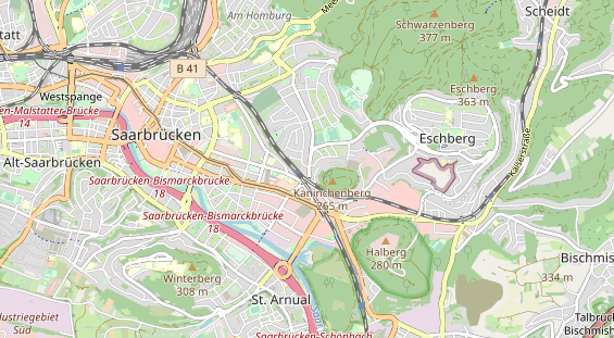 physical therapy on map