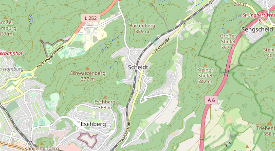 physical therapy on map