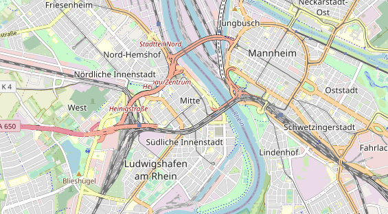 physical therapy on map