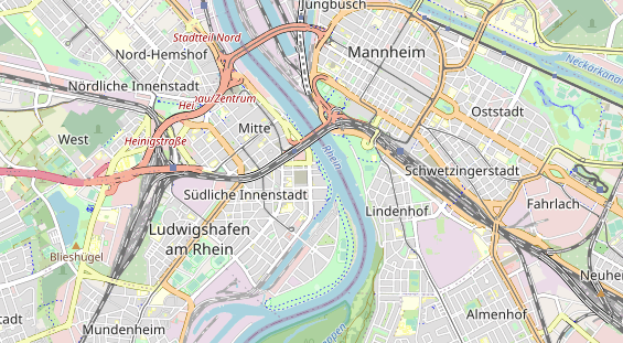 physical therapy on map